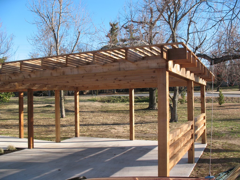 Carport pergola