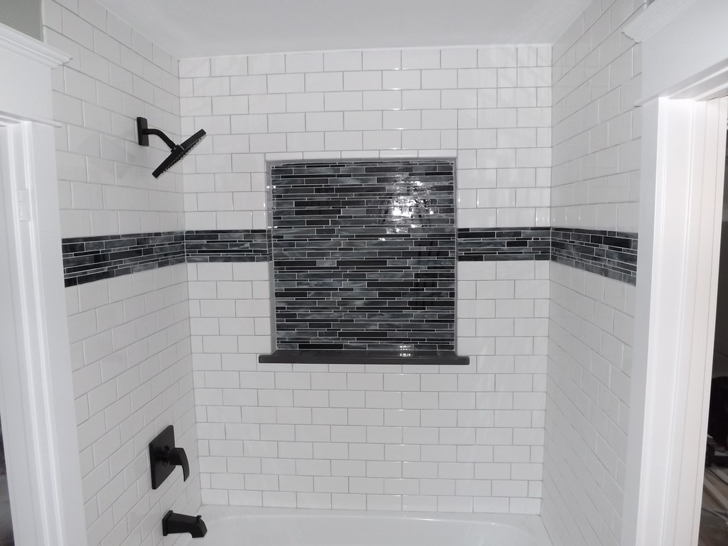Shower tile job