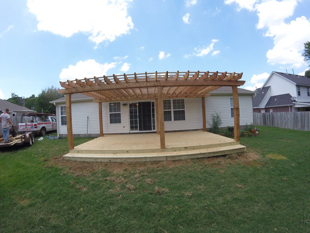 Back deck gazebo