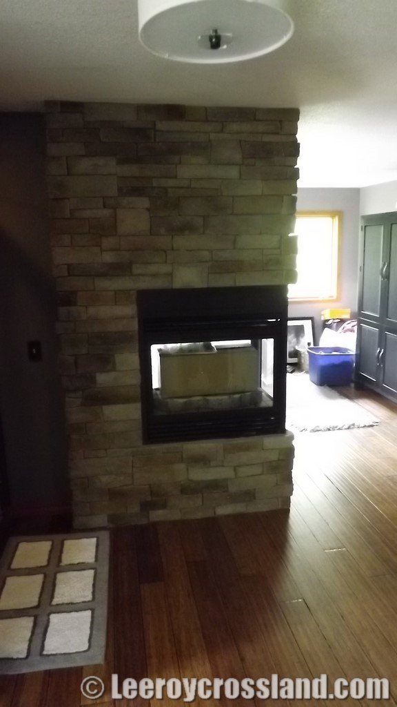 Bathroom fireplace 