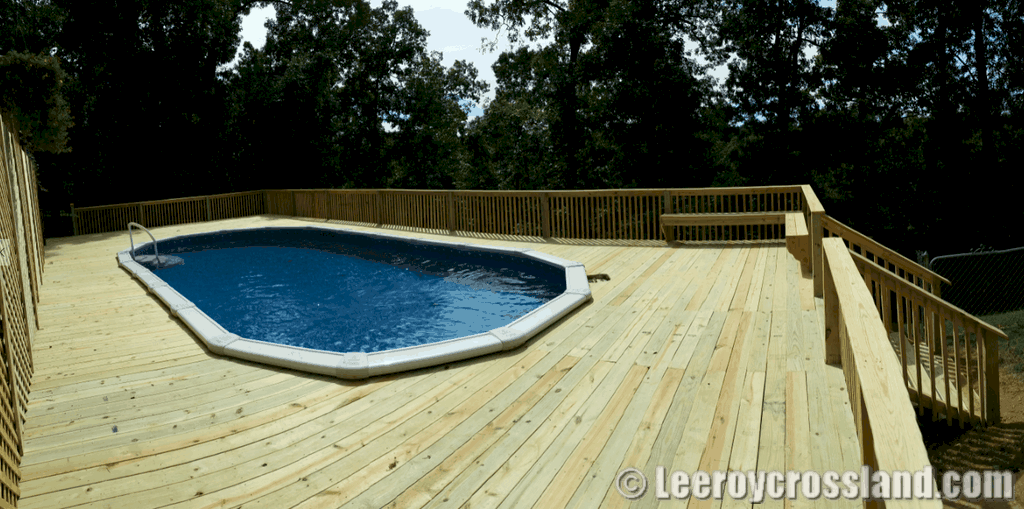 Deck Around Pool Rogers, Arkansas