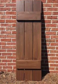 Cedar shutter